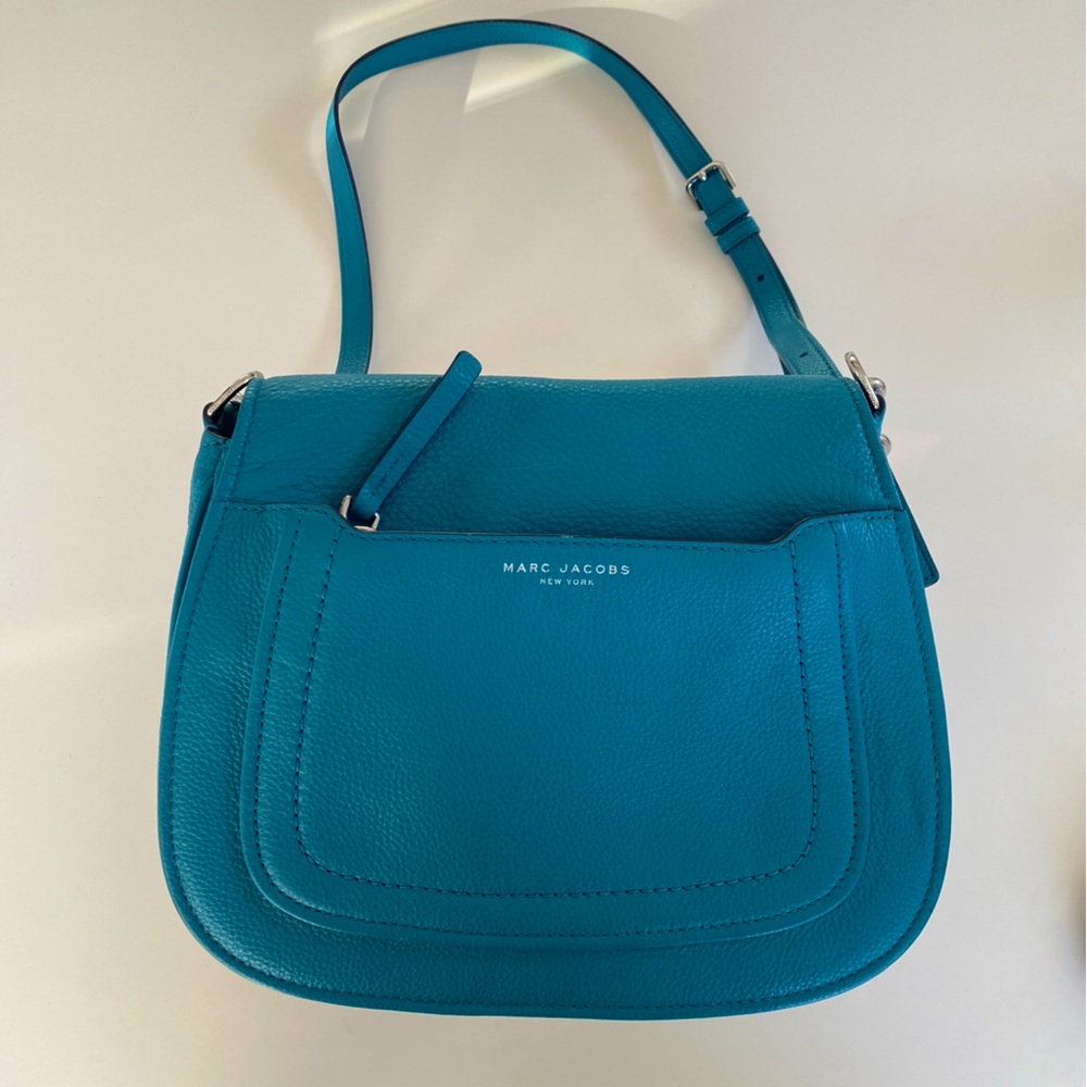 MARC JACOBS Empire City Crossbody in Fiji Teal! Like New!